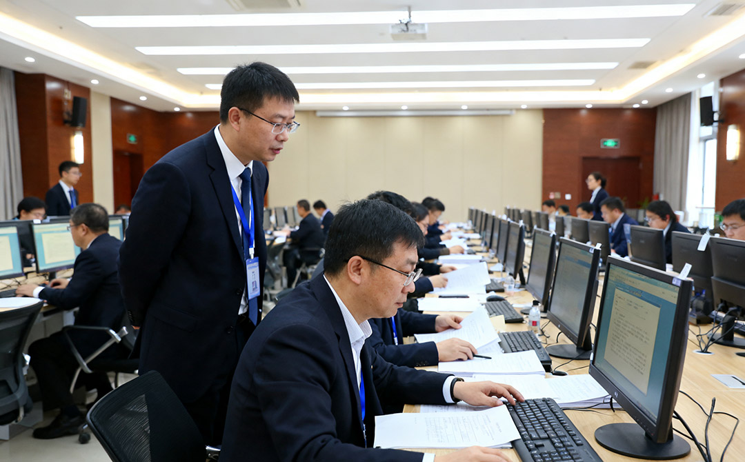 电子化评开标标现场图