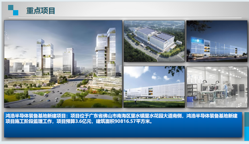 鸿浩半导体装备基地新建项目