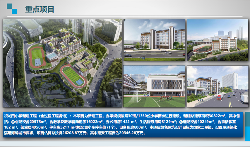 祝龙田小学新建工程(全过程工程咨询)