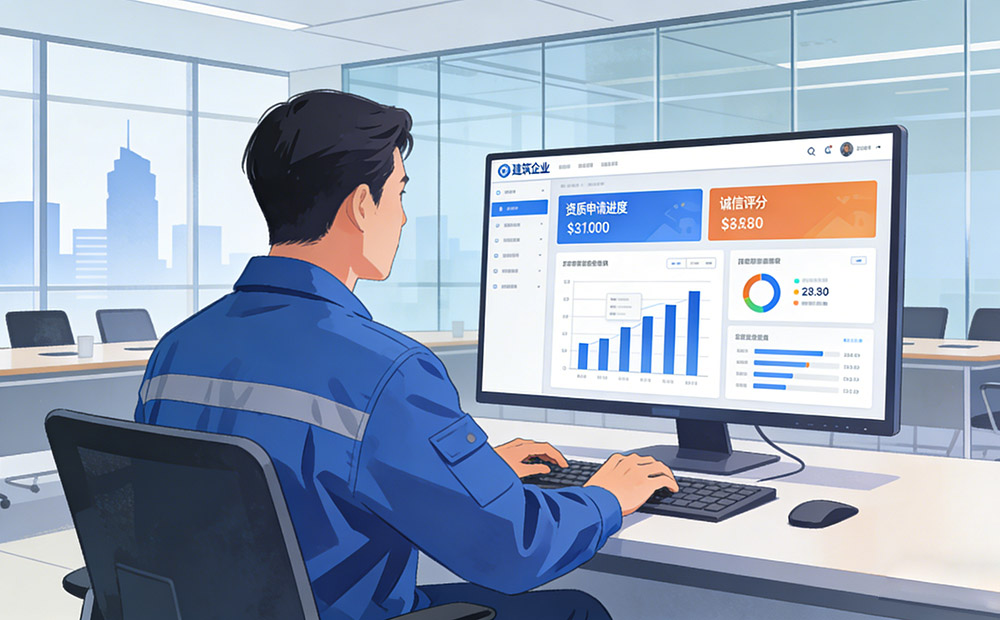 一名工程师正在使用四库一平台进行数据交互查询