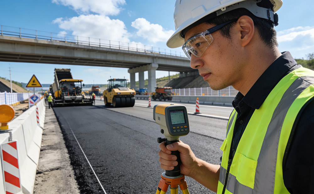 一位再工程现场测算的监理工程师
