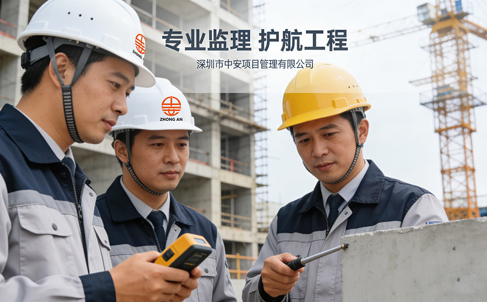 一群在工程现场兢兢业业的监理工程师